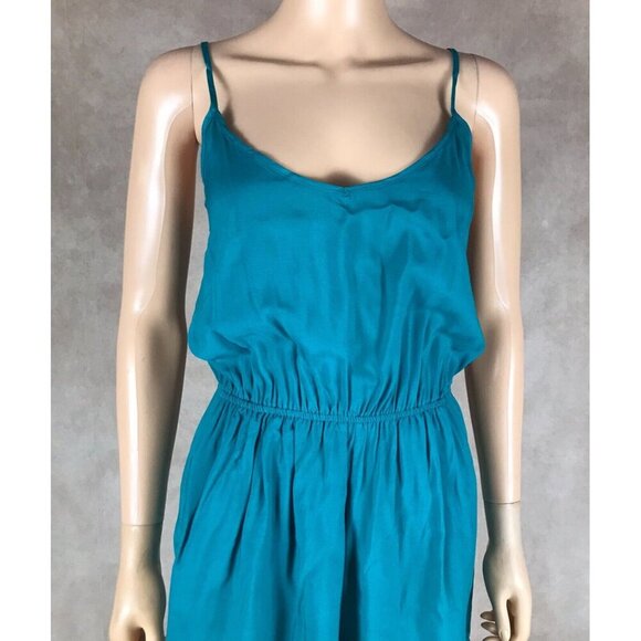 ULTRA FLIRT Juniors' Turquoise Sleeveless Romper w/Cinched Waist NWT Large - Picture 2 of 9